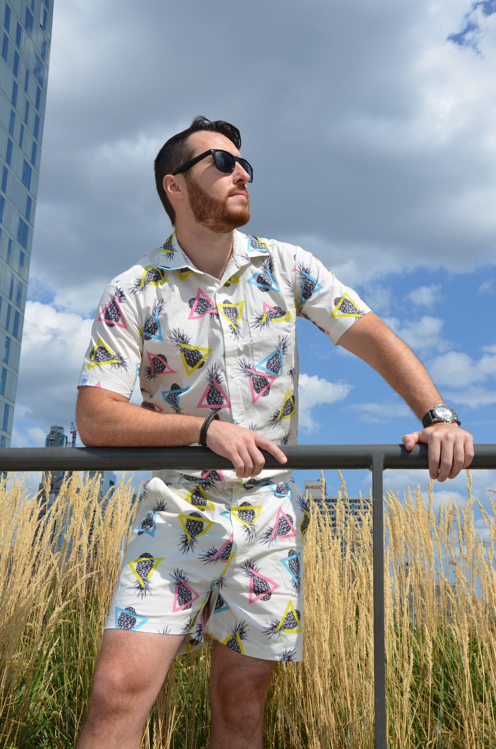 LV Pineapple Hawaii Shirt Shorts Set LV Luxury Clothing Clothes Outfit For  Men in 2023